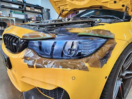 [랩샵][수원랩핑] BMW F82 M4 라이트PPF+포인트랩핑 / 수원시 영통구 이의동