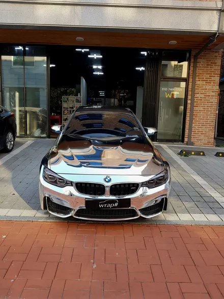 [랩샵]수원랩핑 BMW M4실버크롬랩핑 BMW크롬랩핑 랩핑보수 크롬랩핑포수 포인트랩핑 부분랩핑 오토바이랩핑 오토바이PPF 유리막코팅 신차유리막코팅 / 수원시 영통구 이의동