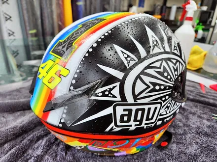 AGV PISTA GP RR 월드 타이틀 2002 한정판 전체 무광PPF 헬멧튜닝 헬멧PPF관리 1인시공 고퀄리티 헬멧 맛집 / 수원시 영통구 이의동