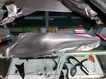 [랩샵]수원랩핑 야마하 티맥스530브러쉬랩핑 티맥스랩핑 오토바이랩핑 브러쉬랩핑 / 수원시 영통구 이의동