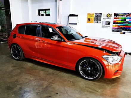[랩샵][수원랩핑] BMW 120D 전체랩핑 랩핑유리막코팅               3M 1080 GLOSS ATOMIC TEAL / 수원시 영통구 이의동