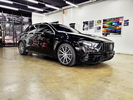 [랩샵][수원랩핑] 벤츠 A45AMG 크롬죽이기 포인트랩핑 / 수원시 영통구 이의동