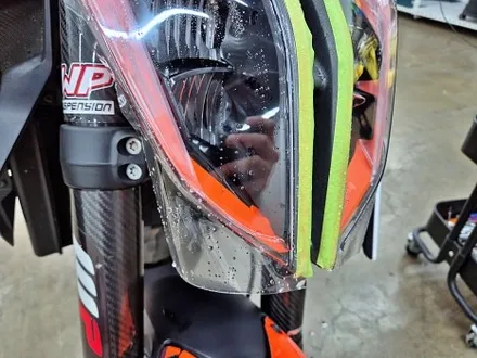 수원 광교 KTM 1290 슈퍼듀크 R 라이트 계기판 바이크 PPF / 수원시 영통구 이의동