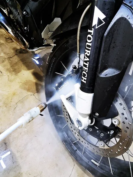 [랩샵][오토바이랩핑]BMW 1200GS 랩핑 BMW1200GS프리미엄디테일링 / 수원시 영통구 이의동