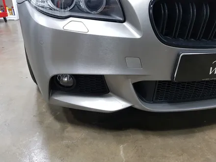 [랩샵]수원랩핑 BMW 520D 랩핑보수 브러쉬티타늄 / 수원시 영통구 이의동