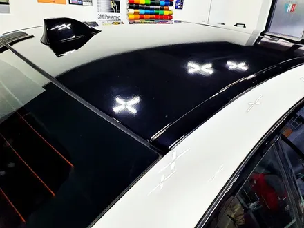 [랩샵][수원랩핑] BMW 520D 루프스킨+크롬죽이기 포인트랩핑 / 수원시 영통구 이의동