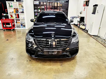 [랩샵][수원랩핑] 벤츠 S63AMG 크롬죽이기 크롬딜리트 / 수원시 영통구 이의동