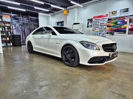 수원 광교 벤츠 CLS63 AMG 전면 크롬죽이기 크롬딜리트 포인트 랩핑 / 수원시 영통구 이의동