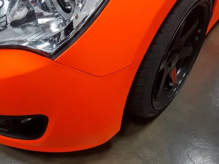 [랩샵]수원랩핑 제네시스쿠페 3M1080 Satin Neon Orange 전체랩핑 / 수원시 영통구 이의동