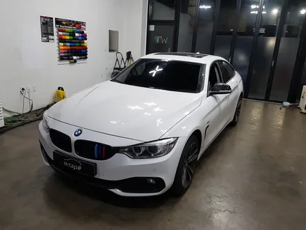 [랩샵]수원랩핑 BMW 420D 사이드데칼 포인트랩핑 / 수원시 영통구 이의동