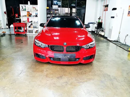 [랩샵][수원랩핑] BMW 428i 앞범퍼 포인트랩핑 / 수원시 영통구 이의동