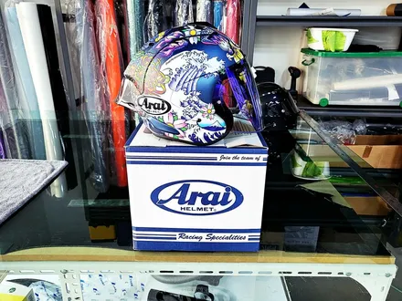 [랩샵][수원PPF] Arai VZ-RAM PPF 헬멧PPF / 수원시 영통구 이의동