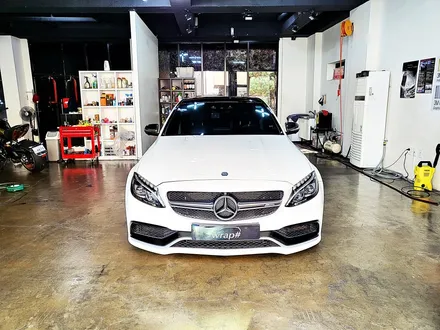 [랩샵][수원랩핑] 벤츠 C63AMG 사이드데칼 C63에디션 데칼 포인트랩핑 / 수원시 영통구 이의동