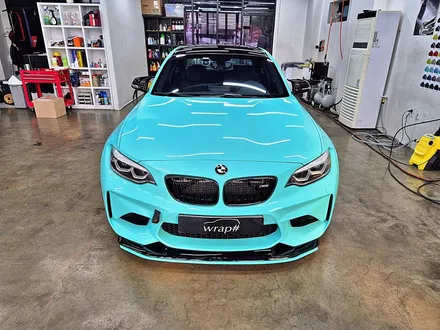 수원 광교 BMW F87 M2 고광택 필름 포인트 부분 랩핑 견인고리 스트랩 튜닝 / 수원시 영통구 이의동