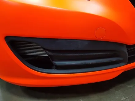 [랩샵]수원랩핑 제네시스쿠페 3M1080 Satin Neon Orange 전체랩핑 / 수원시 영통구 이의동