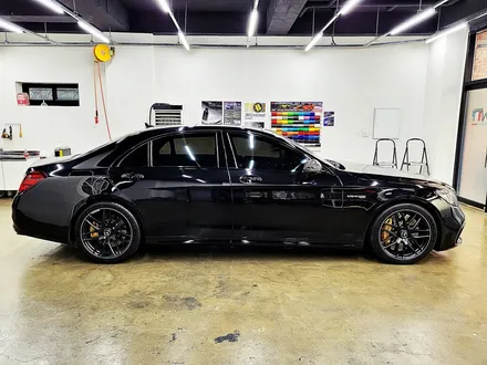 [랩샵][수원랩핑] 벤츠 S63AMG 크롬죽이기 크롬딜리트 / 수원시 영통구 이의동