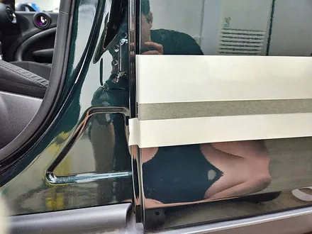 [랩샵][수원랩핑] 미니 컨트리맨 바이퍼라인 멜빵데칼 제시공 / 수원시 영통구 이의동