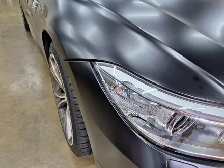 수원 광교 BMW Z4 앞범퍼 보험 사고 수리 재시공 사틴 블랙 랩핑 / 수원시 영통구 이의동