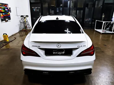 [랩샵][수원랩핑] 벤츠CLA45AMG 루프스킨 포인트랩핑 라이트필름 / 수원시 영통구 이의동