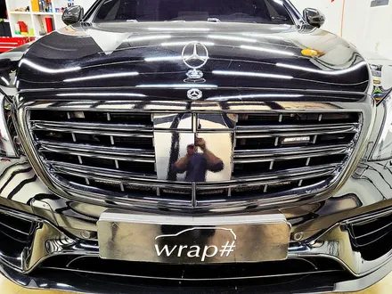 [랩샵][수원랩핑] 벤츠 S63AMG 크롬죽이기 크롬딜리트 / 수원시 영통구 이의동