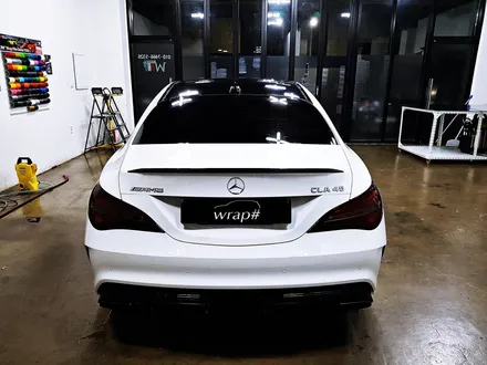 [랩샵][수원랩핑] 벤츠CLA45AMG 루프스킨 포인트랩핑 라이트필름 / 수원시 영통구 이의동