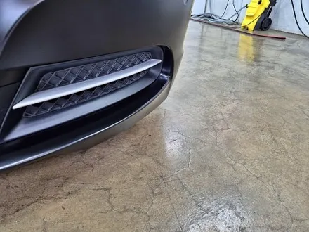 수원 광교 BMW Z4 앞범퍼 보험 사고 수리 재시공 사틴 블랙 랩핑 / 수원시 영통구 이의동