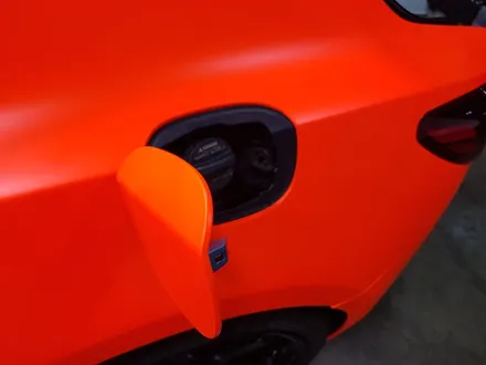 [랩샵]수원랩핑 제네시스쿠페 3M1080 Satin Neon Orange 전체랩핑 / 수원시 영통구 이의동