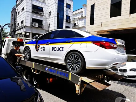 [랩샵][수원랩핑] 영화촬영 경찰차랩핑 광고랩핑 관공서랩핑 / 수원시 영통구 이의동