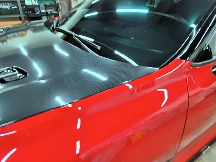 수원 광교 기아 스팅어 튜닝 리얼 카본 본넷 그릴 앞범퍼 포인트 부분 고광택 랩핑 / 수원시 영통구 이의동