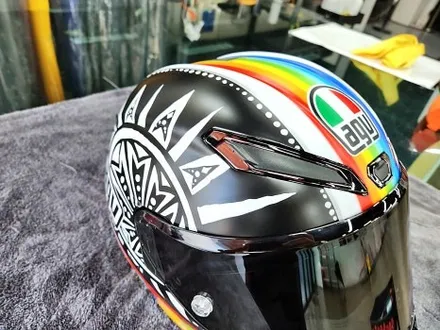 AGV PISTA GP RR 월드 타이틀 2002 한정판 전체 무광PPF 헬멧튜닝 헬멧PPF관리 1인시공 고퀄리티 헬멧 맛집 / 수원시 영통구 이의동