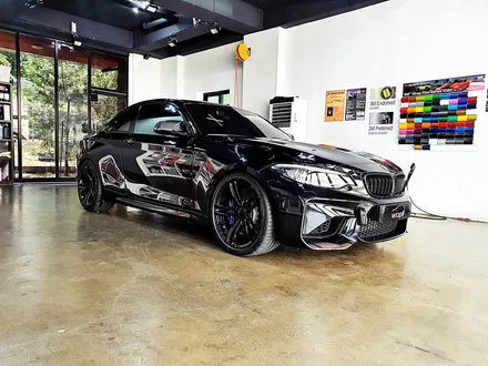 [랩샵][수원랩핑] BMW F87 M2 전체랩핑 형광랩핑 M2랩핑 / 수원시 영통구 이의동