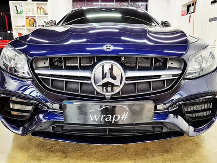 [랩샵][수원랩핑] 벤츠 E63AMG 그릴랩핑 포인트랩핑 / 수원시 영통구 이의동