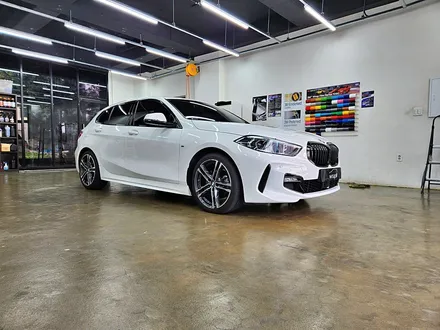 [랩샵][수원랩핑] BMW 118D 사이드스컷랩핑+사이드미러랩핑 포인트랩핑 / 수원시 영통구 이의동