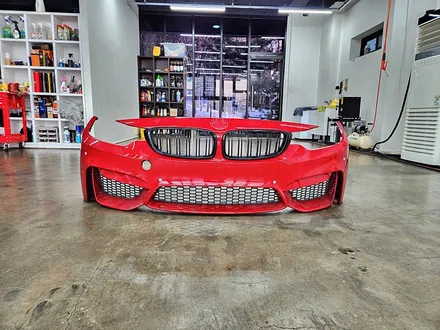 BMW M4 F82 사고수리 보험처리 앞범퍼 고퀄리티 랩핑 중고 범퍼수리 / 수원시 영통구 이의동