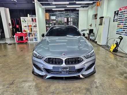수원 광교 BMW 850I 그란쿠페 크롬죽이기 크롬딜리트 포인트 그릴 랩핑 3M 정품 필름 / 수원시 영통구 이의동