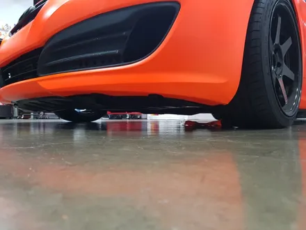 [랩샵]수원랩핑 제네시스쿠페 3M1080 Satin Neon Orange 전체랩핑 / 수원시 영통구 이의동