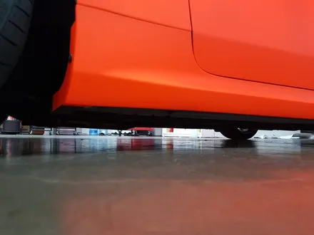 [랩샵]수원랩핑 제네시스쿠페 3M1080 Satin Neon Orange 전체랩핑 / 수원시 영통구 이의동