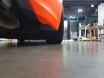[랩샵]수원랩핑 제네시스쿠페 3M1080 Satin Neon Orange 전체랩핑 / 수원시 영통구 이의동