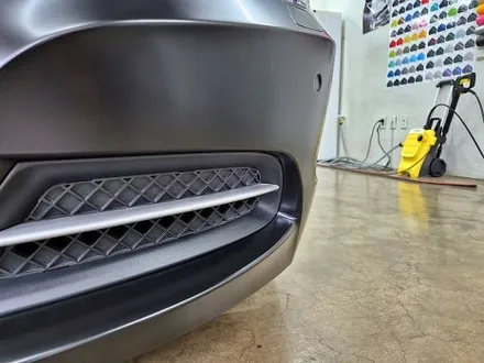 수원 광교 BMW Z4 앞범퍼 보험 사고 수리 재시공 사틴 블랙 랩핑 / 수원시 영통구 이의동