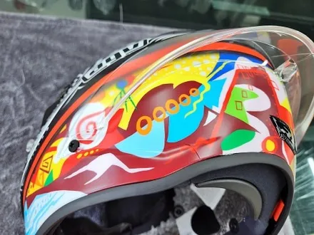 AGV PISTA GP RR 월드 타이틀 2002 한정판 전체 무광PPF 헬멧튜닝 헬멧PPF관리 1인시공 고퀄리티 헬멧 맛집 / 수원시 영통구 이의동