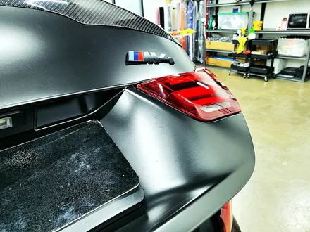 [랩샵][수원랩핑] BMW F82 M4 전체랩핑 사틴블랙전체랩핑 / 수원시 영통구 이의동