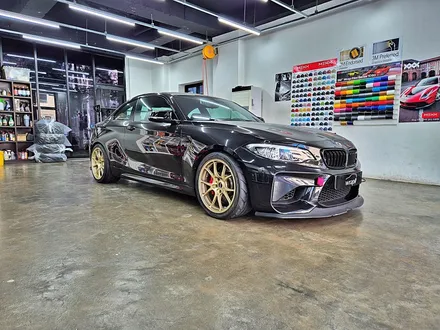 수원 광교 BMW F87 M2 MEXX 고광택필름 티파니블루 전체 랩핑 / 수원시 영통구 이의동