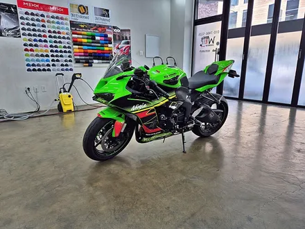 수원 광교 가와사키 닌자 ZX6R 바이크 오토바이 레이싱 방탄 데칼 실사인쇄 포인트 랩핑 / 수원시 영통구 이의동