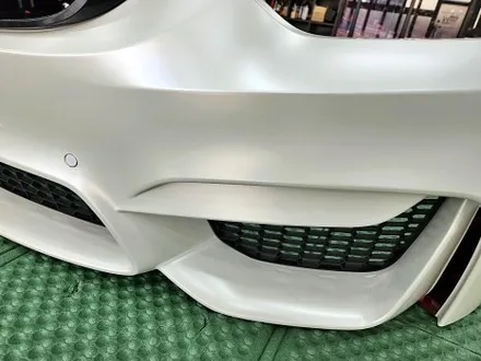 BMW M4 F82 사고수리 보험처리 앞범퍼 고퀄리티 랩핑 중고 범퍼수리 / 수원시 영통구 이의동