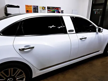 [랩샵][수원랩핑] 에쿠스리무진 전체랩핑 3M 1080  GLOSS WHITE GOLD SPARKLE / 수원시 영통구 이의동