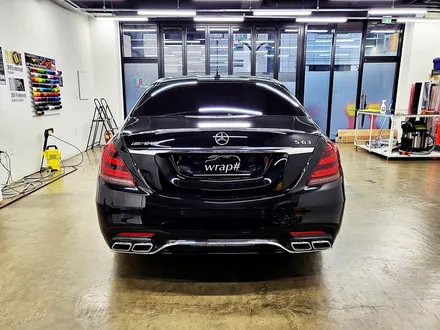 [랩샵][수원랩핑] 벤츠 S63AMG 크롬죽이기 크롬딜리트 / 수원시 영통구 이의동