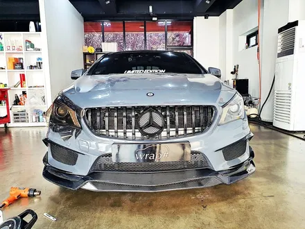 [랩샵][수원랩핑] 벤츠CLA45AMG 라이트필름 라이트PPF 스모그라이트필름 / 수원시 영통구 이의동