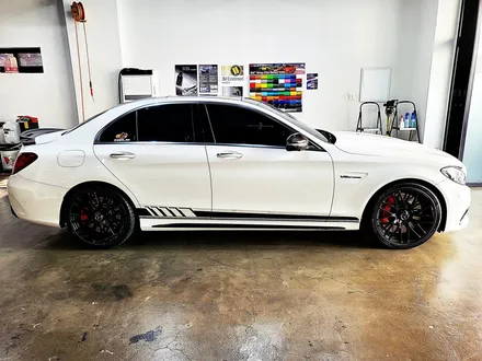 [랩샵][수원랩핑] 벤츠 C63AMG 사이드데칼 C63에디션 데칼 포인트랩핑 / 수원시 영통구 이의동