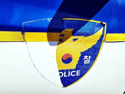 [랩샵][수원랩핑] 현대 아반테MD 경찰차랩핑 관공서차량랩핑 / 수원시 영통구 이의동