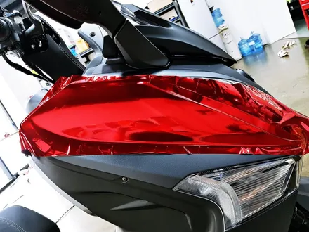 [랩샵][수원랩핑]SYM JOYMAX300랩핑 오토바이랩핑 크롬랩핑 / 수원시 영통구 이의동